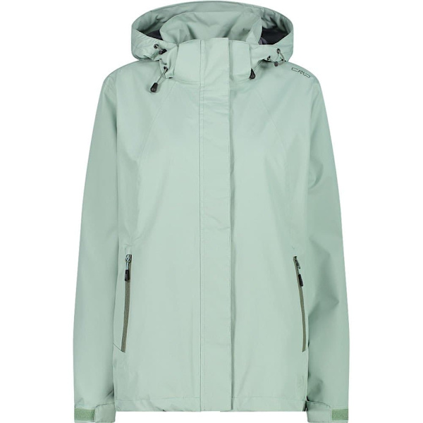 Cmp Zip Hood 32x5826 Avtagbar Jacka Grönt 2XL Kvinna