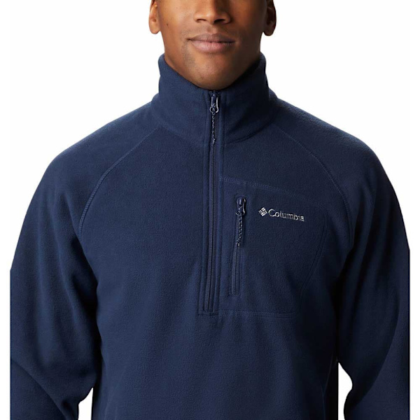 Columbia Fast Trek™ Iii Fleece Med Halv Dragkedja Blå S Man