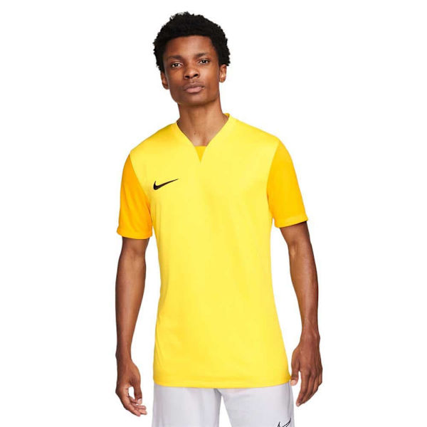 Nike Trophy V Dri-fit 0933 Lyhythihainen T-paita Keltainen M Mies