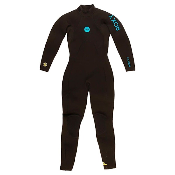 Roxy Ryg Zip Suit Pige 3/2 Mm Sort 16 Years
