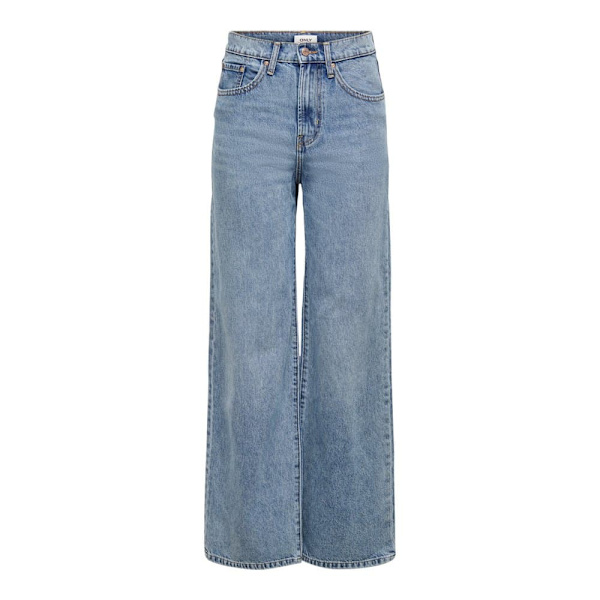Only Jeans Med Hög Midja Hope Ex Wide Blå 28 / 34 Kvinna
