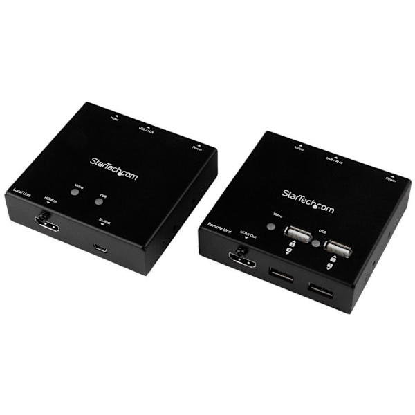 Startech Over Cat Hdmi 6 Extender Med Usb 165 Fod Sort