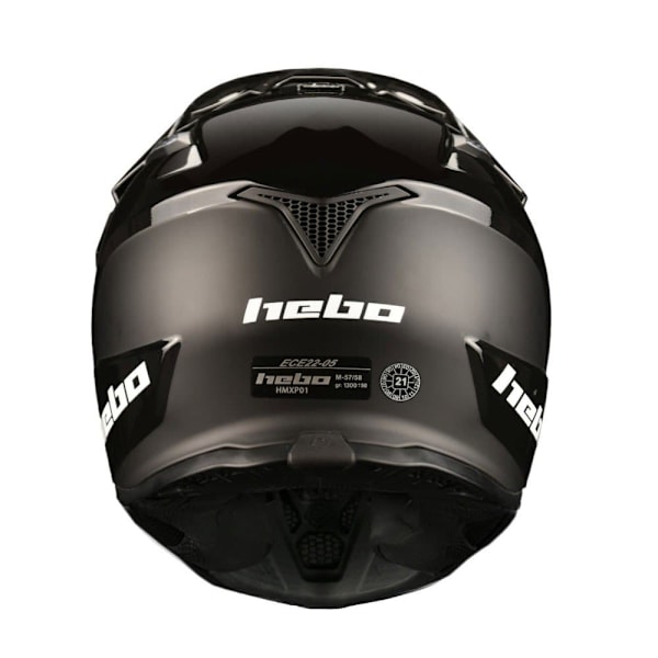 Hebo Motocrosshjälm Hmx-p01 Stage Ii Svart L