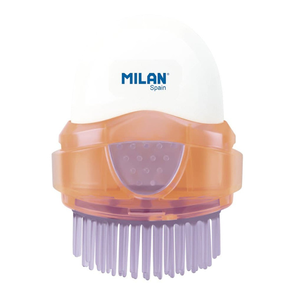 Milan Udstillingsboks 16 New Look Viskelæder Med Børste New Look Serie Transparent