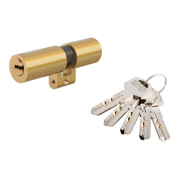 Mcm Lang Cam Messing Cylinder Med 88757 5 Sikkerhed Nøgler