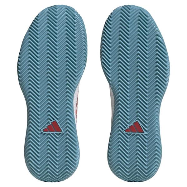 Adidas Alla Hovskor Defiant Speed Clay Vit EU 40 2/3 Kvinna