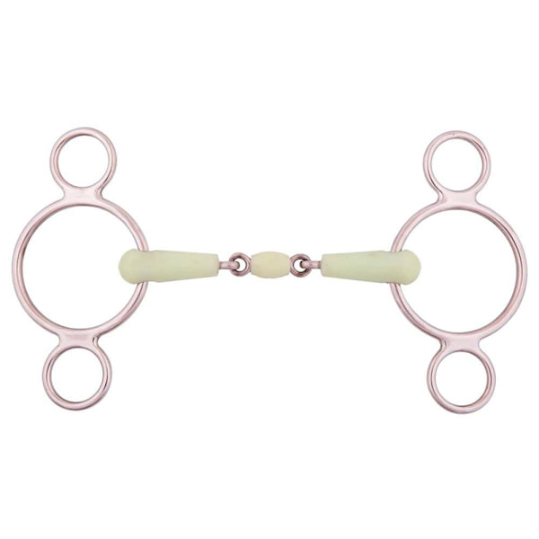 Br Snaffle Sormukset Pessoa Apple Mouth 3 18 Mm Snaffle Hopeinen 13.5 cm
