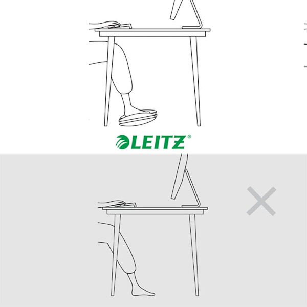 Leitz Justerbar Fotpall Ergo