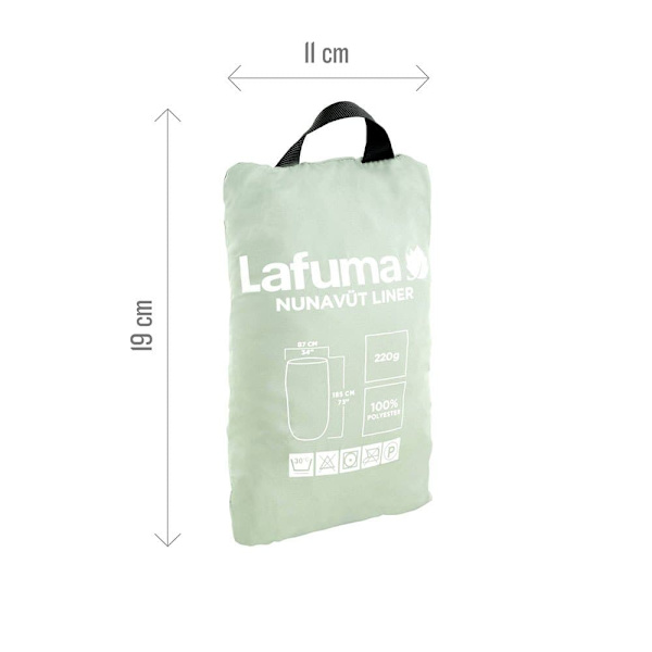 Lafuma Makuupussi Nunavüt Liner Valkoinen Long / Left Zipper