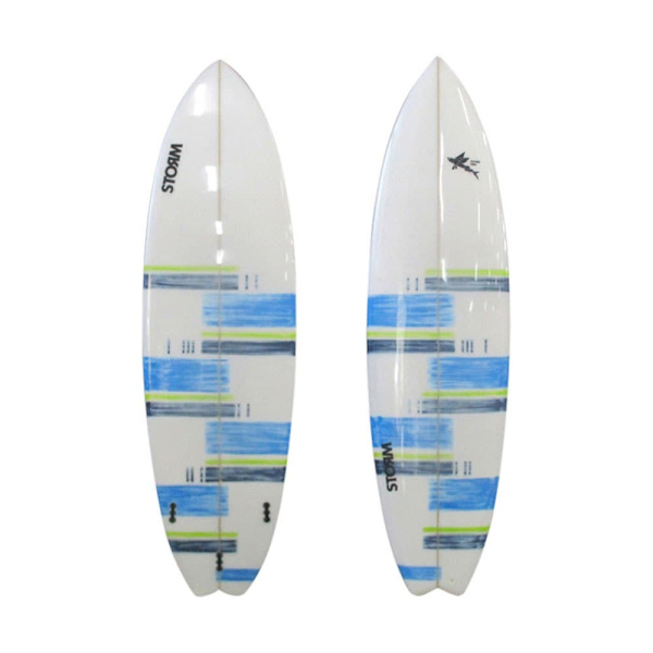 Storm Blade Surfbräda Flying Fish Swallow Tail D6 6´6´´ Vit 198.1 cm
