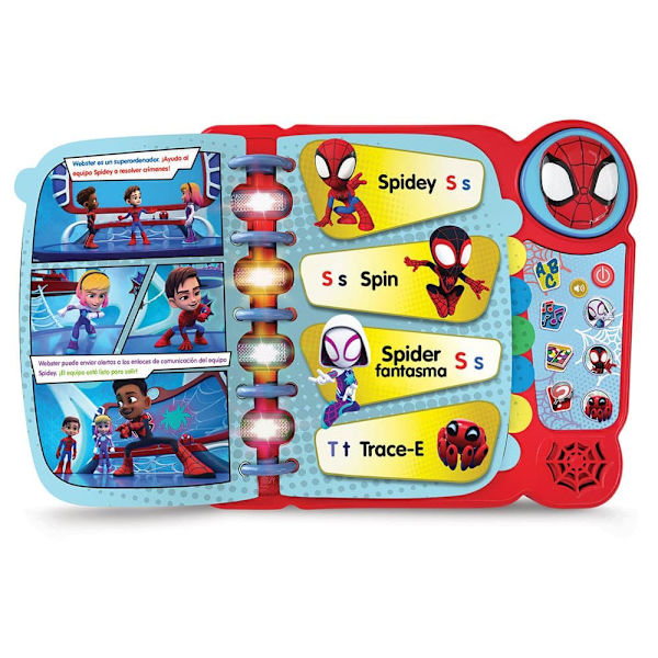 Vtech Opin Lukemaan Spideyn Ja Sen Kanssa Superequipo Monivärinen