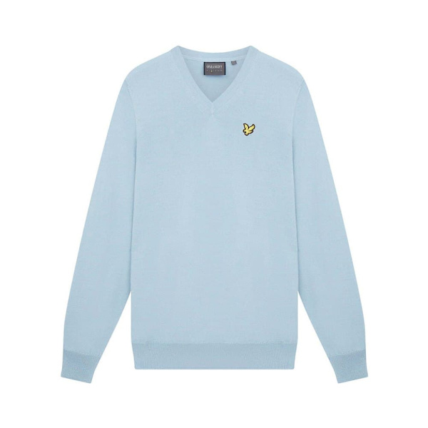 Lyle & Scott V-hals Sweater Blå S Kvinde