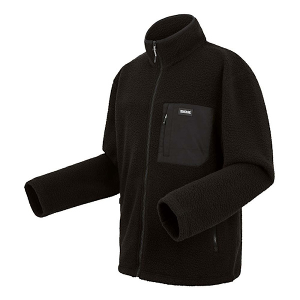 Regatta Frankie Borg Fleecejacka Med Dragkedja Svart 2XL Man