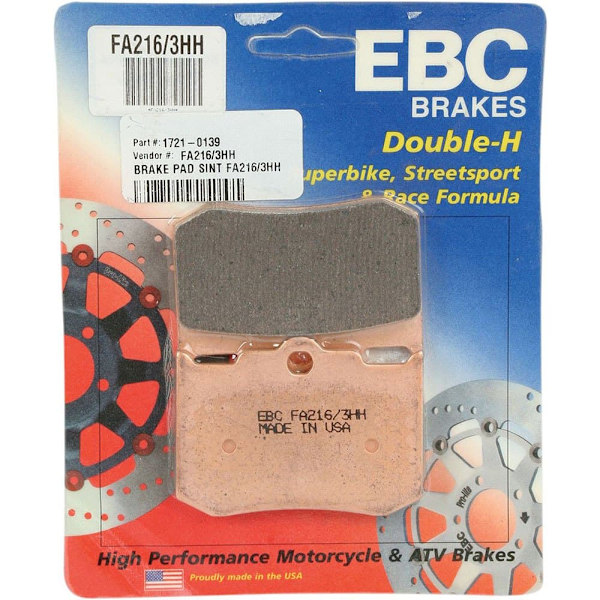 Ebc Sintrede Bremseklodser Fa-hh Series Fa216/3hh Sort