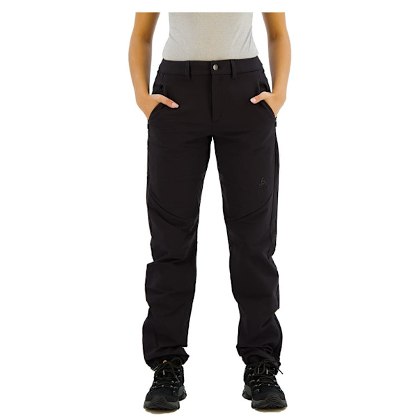 Odlo Ascent Warm Bukser Sort 38 Kvinde
