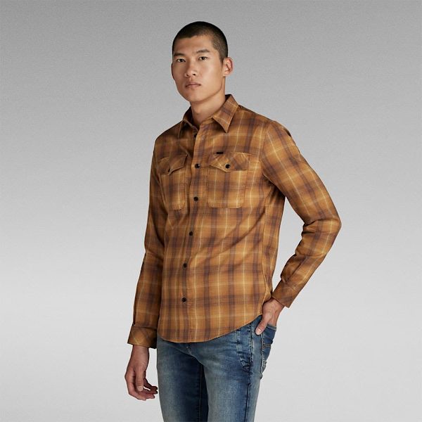G-star Långärmad Tröja Marine Slim Fit Brun XL Man