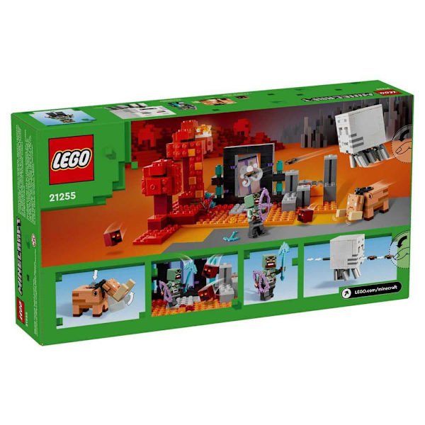 Lego Bagholdet På Portal Konstruktion Spil Nether