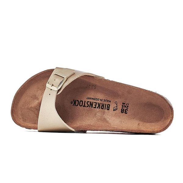 Birkenstock Sandaler Madrid Guld EU 39 Kvinna