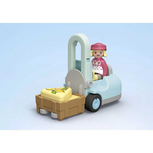 Playmobil Eco Stand Och Gaffeltruck Konstruktion Spel 123