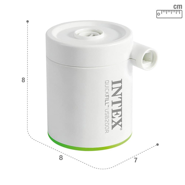 Intex Ac Luftpumpe Quickfill Usb200