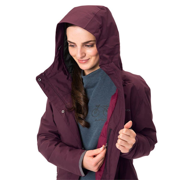 Vaude Bike Regnjakke Cyclist Warm Lilla 40 Kvinde