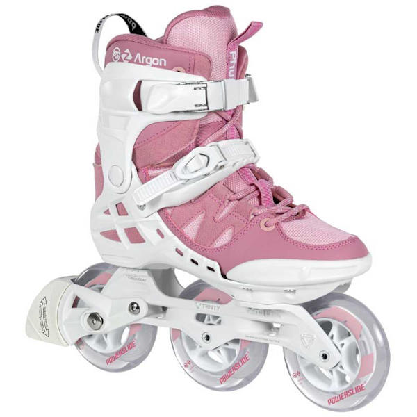 Powerslide Inline Skøjter Phuzion Argon 100 Hvid,Rosa EU 39