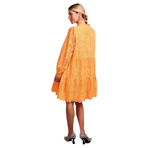 Yas Pitkähihainen Mekko Holi Oranssi S Nainen