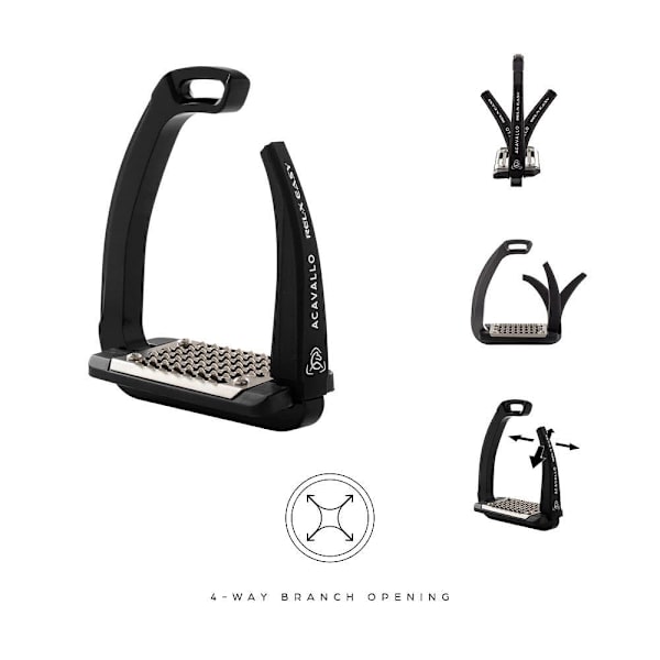 Acavallo Rel-x Easy Stigbyglar  12 cm