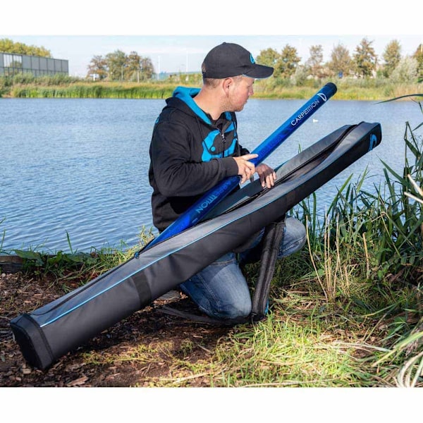 Cresta Blackthrone 4 Rör Pol Stång Holdall Svart