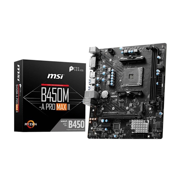 Msi Moderkort B450m-a Pro Max Ii