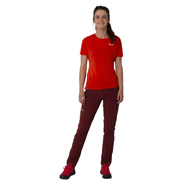 Salewa Pedroc Ptc Delta T-shirt Med Korte ærmer Rød XS Kvinde