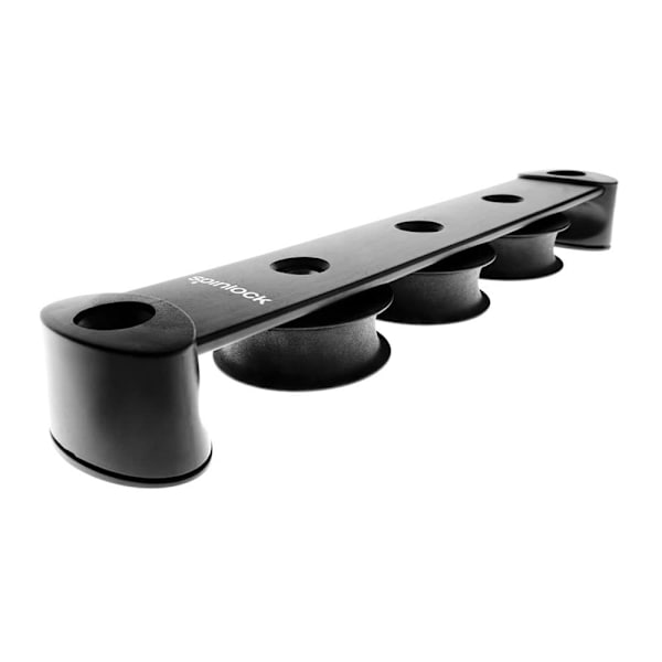 Spinlock Remskive Støtte 3 Sheave Deck Organiser 50 Mm Sort