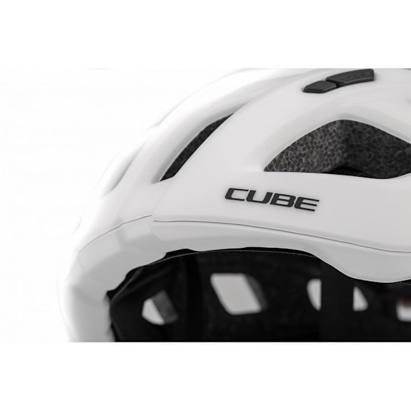 Cube Race Hjelm Hvid L