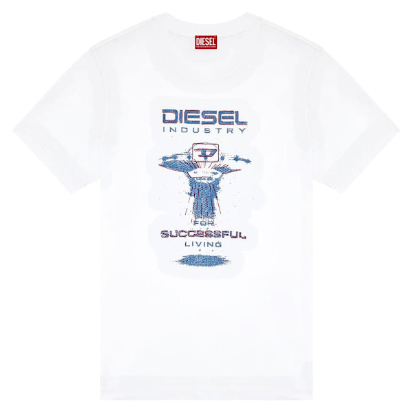 Diesel Kortærmet T-shirt Diegor K69 Hvid L Mand