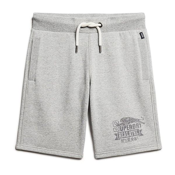 Superdry Athletic Coll Graphic Shorts Grå S Man