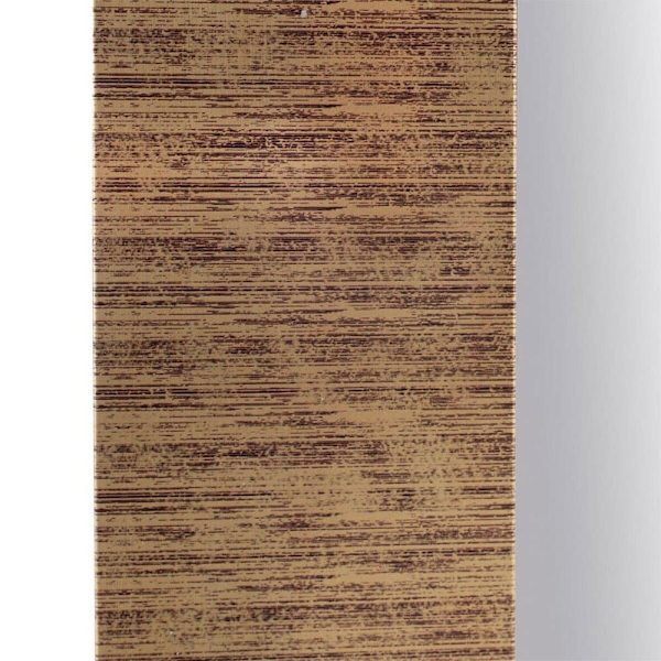 Bigbuy Home Væg Spejl Dmf 98x2.8x178 Cm Gylden