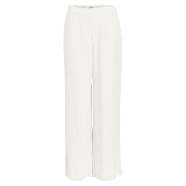 Object Sanne Aline Wide Leg Fit Housut Valkoinen 34 Nainen
