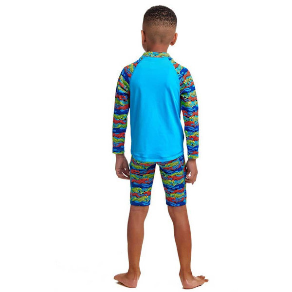 Funky Trunks Uv Pitkähihainen T-paita Zippy Sininen 6 Years