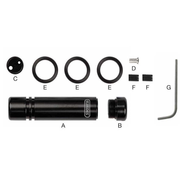 Elvedes Kabeldelare Set Universal Svart
