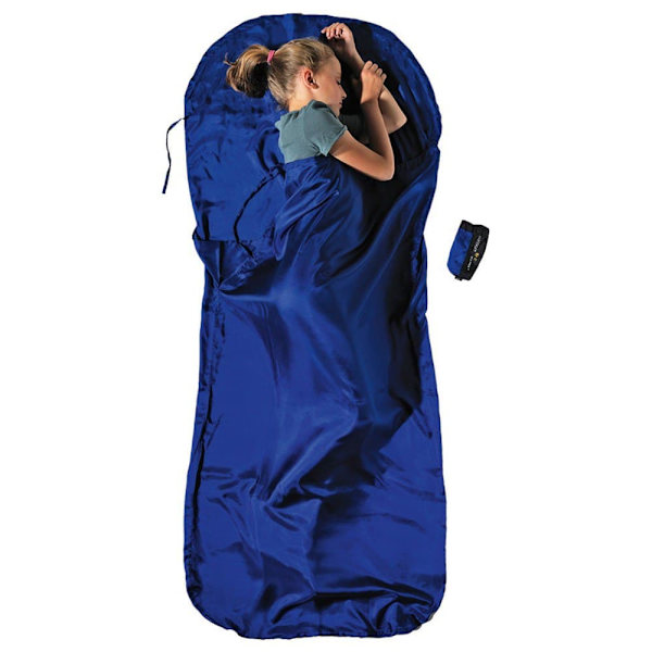 Cocoon Lakan För Barn Silk Travel Blå 180 x 76 cm