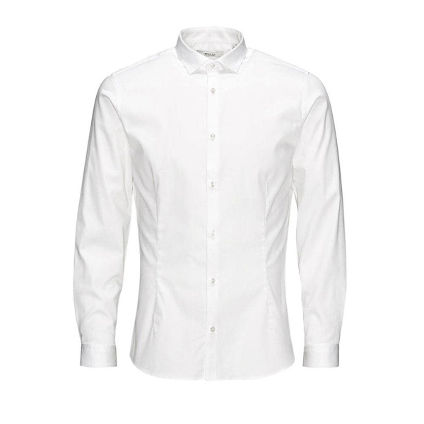 Jack & Jones Lang Ærmet Skjorte Prparma Hvid M Mand