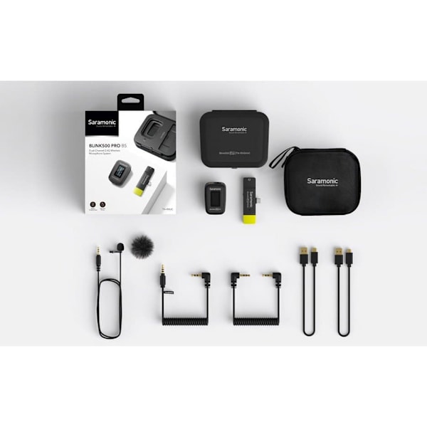 Saramonic Trådløst Videokamera Mikrofonsystem Blink 500 Pro B5 Sort