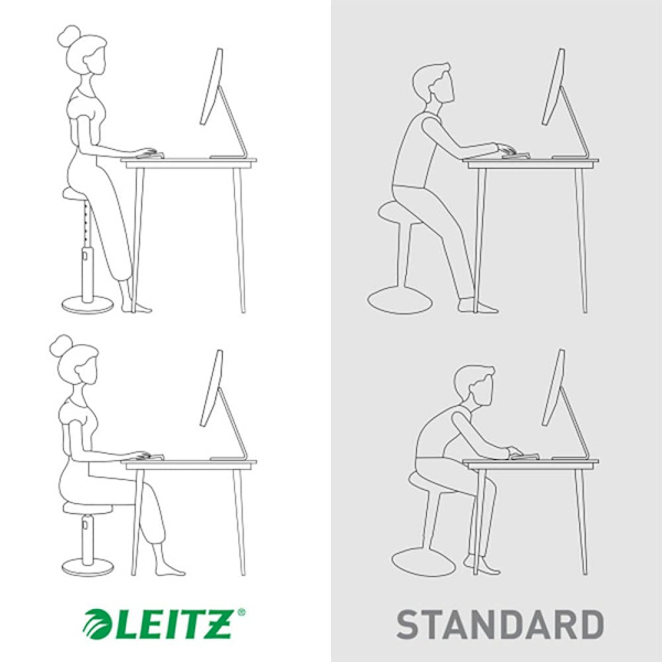 Leitz Säädettävä Jakkara Ergo Cosy