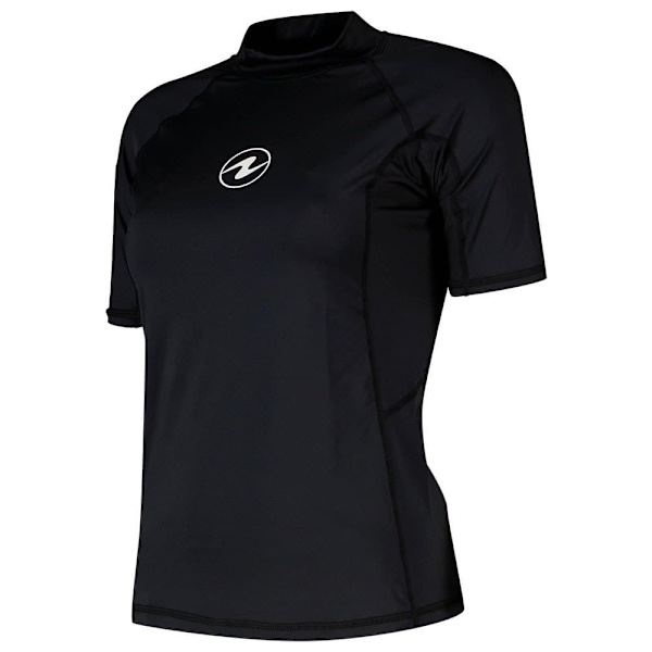 Aqualung Lyhythihainen Nainen Rashguard Sf Musta XS