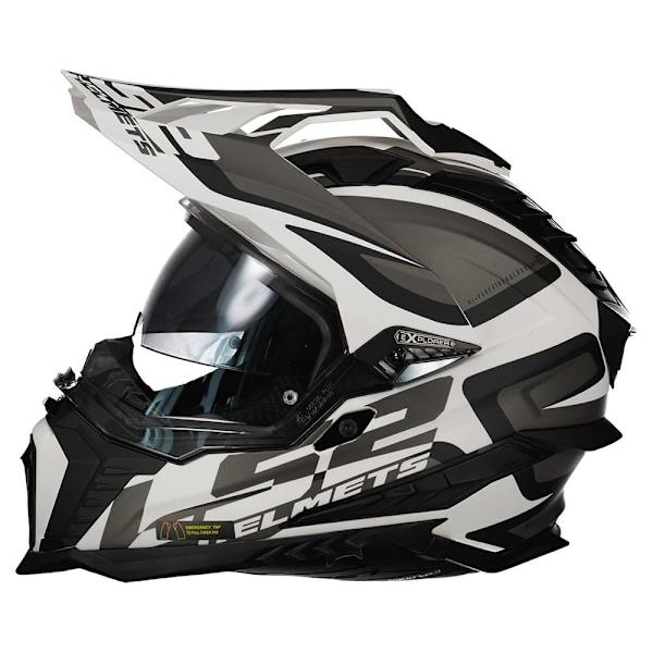 Ls2 Mx701 Explorer Alter Fullface-hjelm Hvid 3XL