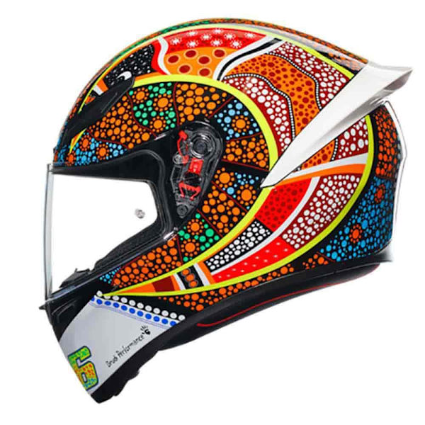 Agv Fuld Ansigtshjelm K1 S E2206 Flerfarvet L