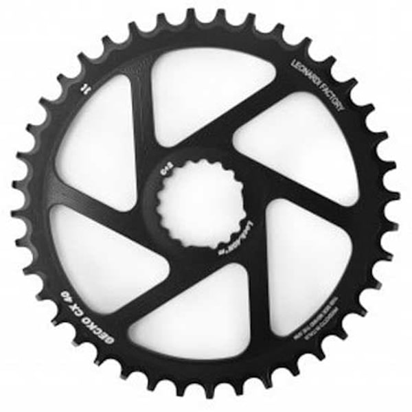 Leonardi Racing Kæderring Gecko Cx/gravel Cannondale Direct Mount Sort 40t