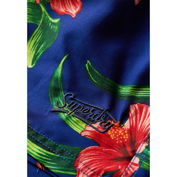 Superdry Hawaiian Print 17´´ Badbyxor Blå L Man