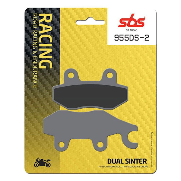 Sbs Dual Dynamic Racing Concept 955ds-2 Sinteroidut Jarrupalat Kultainen