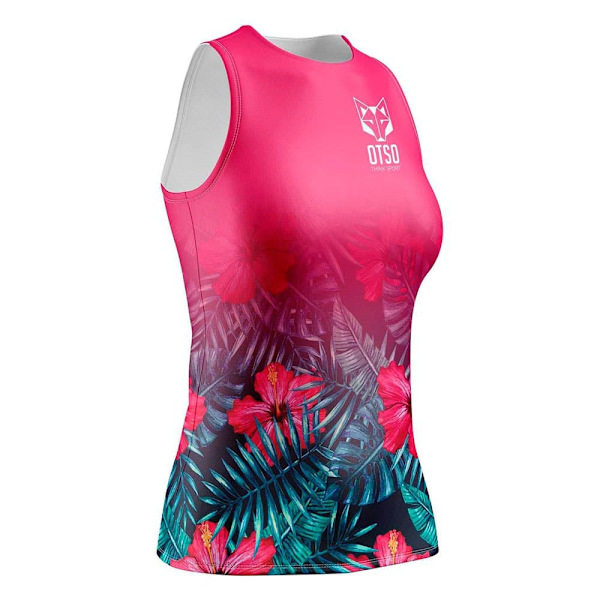 Otso T-shirt Med Hängslen Singlet Rosa S Kvinna